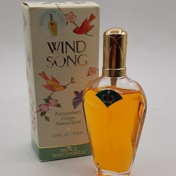 1993 Wind Song Cologne Natural Spray By Prince Matchabelli 2.6 fl. oz. In Box - Picture 2 of 8